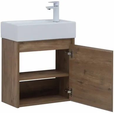 Тумба для ванной Aquanet Nova Lite 298855 50 см, дуб рустикальный 5