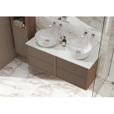 Тумба для раковины Cersanit CLASSIC RIBBLE 69279 подвесная 60 см, коричневая 8