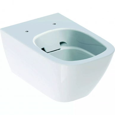 Чаша подвесного унитаза Geberit Smyle Square Rimfree (500.683.01.1) микролифт 4