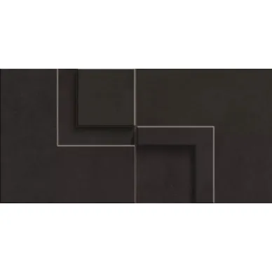 60477 Mosaico 3D Charcoal 12,5x25 0