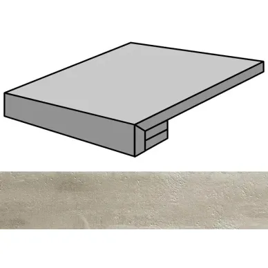 Forma Taupe Stuccato Gradone Rec-60 59.55x59.55 0