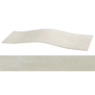 Nanocorten White Lappato Curve-22.5 22.22x88.6 0