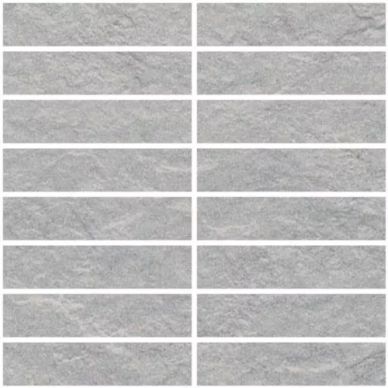 Мозаика RIVERSTONE LINE Чип 15*3,5 GREY MATT 300X300 0