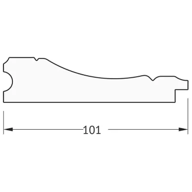 Зеркало Evoform Octagon (BY 3840) в багетной раме, вензель бронзовый (79,4х79,4 см) 1