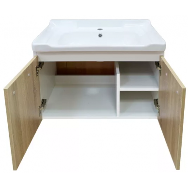 Тумба для ванной Comforty Рига-70 (72x55x47 см), дуб сонома 5