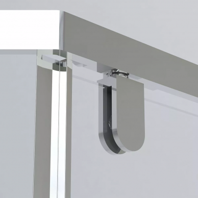 Душевой уголок Vincea Stresa (VSP-1S900CLB) 90x90х195 см, профиль черный/стекло прозрачное 7