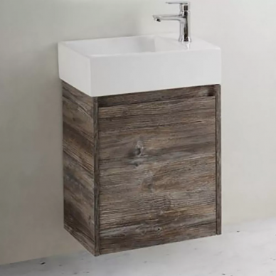 Тумба для ванной Belbagno Kraft Mini (KRAFT MINI-500/260-1A-SO-PP-L) левосторонняя, Pino Pasadena 2