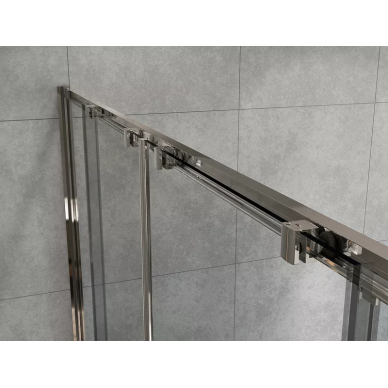 Душевой уголок Vincea Garda (VSR-1G28018CH) 180x80 см, профиль хром/стекло шиншилла 5