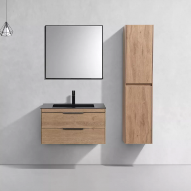 Тумба для ванной Vincea Chiara 2D 800 (VMC-2C2800NO) (80 см) (N.Oak) 6