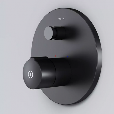Смеситель для душа AM.PM X-Joy TouchReel (F85A45722) чёрный матовый 7