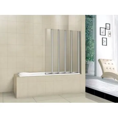 Шторка для ванной Good Door Screen GR5-120-C-CH (120x140) профиль хром/прозрачное стекло 0