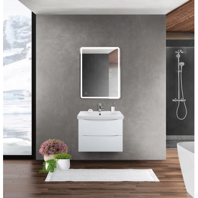 Тумба для ванной Belbagno Marino-CER (MARINO-CER-600-2C-SO-BL-P) (57 см) (Bianco Lucido) 3