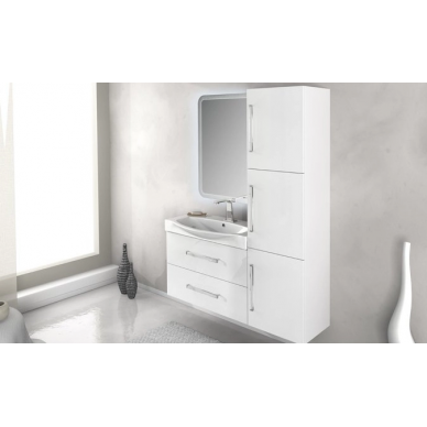 Тумба для ванной Cezares Virginia (42177) подвесная (104 см) (Bianco Lucido) 0