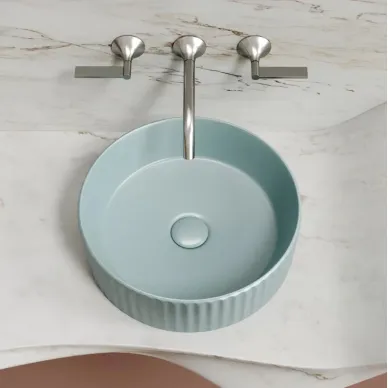 Раковина накладная Ceramicanova Element (CN6057MLG) (36 см) зелёная матовая 5