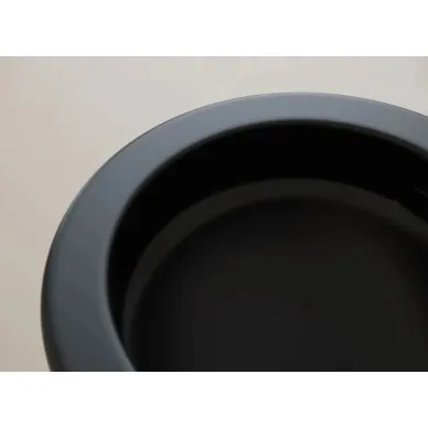 Унитаз подвесной Ceramicanova Up Rimless CN4007MB, чёрный матовый, смыв Торнадо, с сиденьем микролифт 6