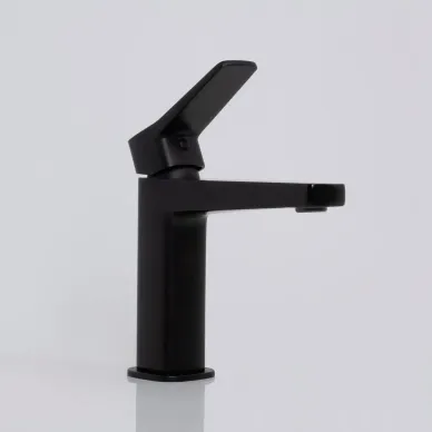Смеситель для раковины Wasserkraft Bever 2400 2403, черный матовый 8