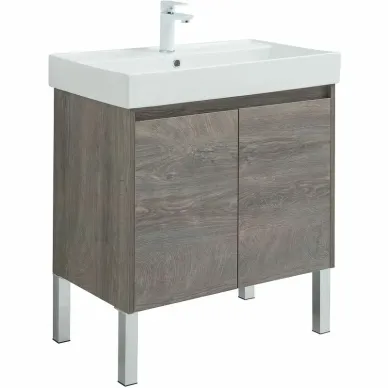 Тумба для ванной Aquanet Nova Lite 298851 75 см, дуб рошелье 7