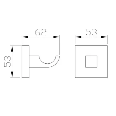 Крючок Wonzon & Woghand Polo WW-8915-DG темное золото 1