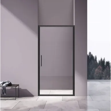 Душевая дверь Vincea Slim 8mm VDP-4SL900CLB 90x195 см, профиль чёрный/стекло прозрачное 0