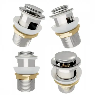 Сливной набор для раковины Teymi Ritta T140125 с переливом, click-clack, хром 10