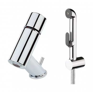 Смеситель для раковины Oras Alessi (8502F) с гигиеническим душем 0