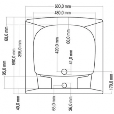 Раковина над стиральной машиной Santek Пилот (1WH301971) 60 см 1