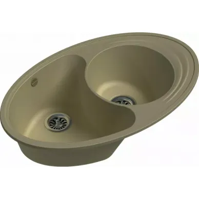 Мойка кухонная Ewigstein Elegant (E- W90KF бежевый) бежевый 1