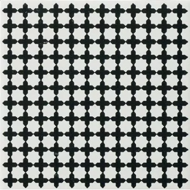 WW71M4 Black On White Wonder 4 20x20 0