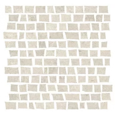 1062374 Mosaico Costruire Random Metallo Bianco 30х30 0