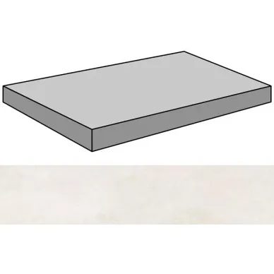 Microcement White Lappato Gradone Ang 29.75x59.55 0