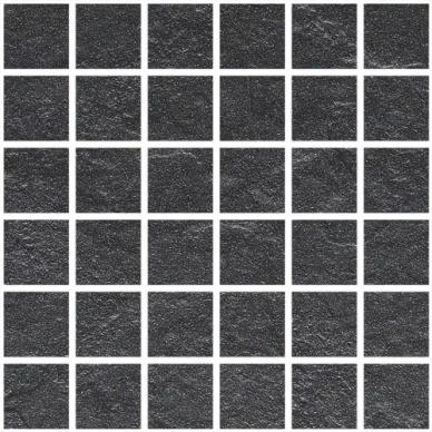 Мозаика RIVERSTONE Чип 5*5 BLACK MATT 300X300 0
