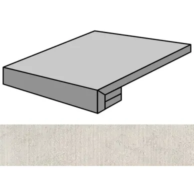 Sybarum 7.0 White Scavato Gradone-60 59.55x59.55 0