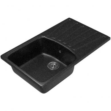 Мойка кухонная Mixline ML-GM20	(525159) черный 5