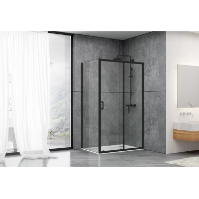 Душевой уголок Abber Schwarzer Diamant	(AG30120B-S90B) 90х120х190 5