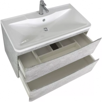 Тумба для ванной BelBagno Acqua (ACQUA-800-2C-SO-CVG) Cemento Verona Grigio 5