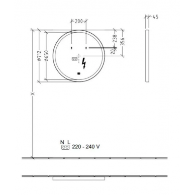 Зеркало Villeroy & Boch Subway 3.0 (A4647100) (71.2 см) белое матовое 7