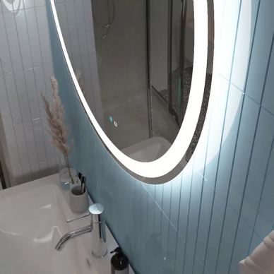 Зеркало Belbagno (SPC-RNG-800-LED-TCH-SND) (80 см) со встроенной подсветкой, голосовым управлением и подогревом. 5
