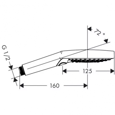Ручной душ Hansgrohe Raindance Select S 120 3jet (26530000) 7