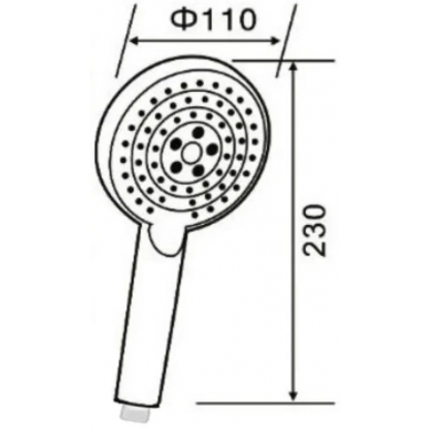 Ручной душ Orange O-Shower (OS03W) белый 2