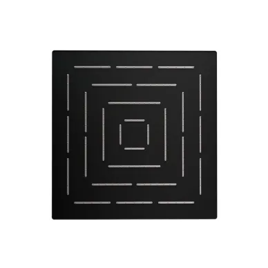 Верхний душ Jaquar Maze (OHS-BLM-1629) 1-режимный, 240х240 мм, черный матовый 0