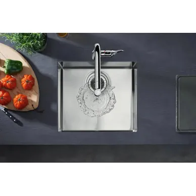Смеситель для кухни Hansgrohe Metris 14834000 с вытяжным душем, хром 8