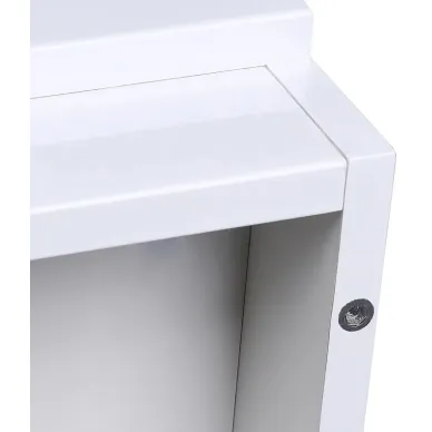 Тумба для ванной Style Line Даллас Люкс 140 СС-00002385 напольная, белая 5
