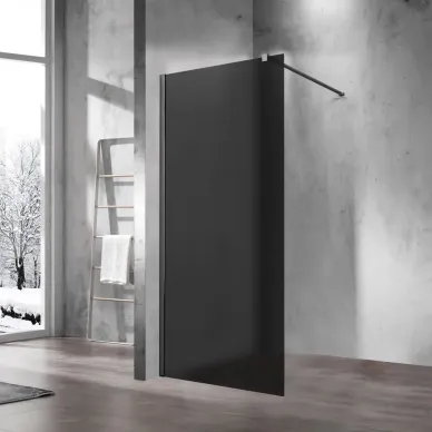Душевая перегородка Vincea Walk-In VSW-1H900GFGM 90x200 см, профиль воронёная сталь/стекло тонированное 0