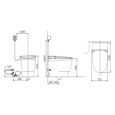 Унитаз напольный Orans Premium (IT-808JD) 8