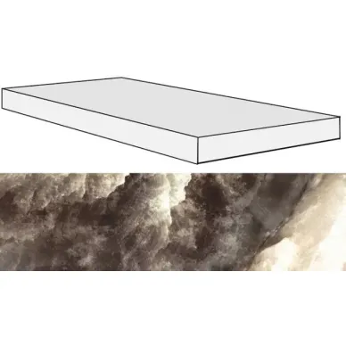 739946 ALABASTRI Fume Ang.Gradino DX/SX 33x120x3 0