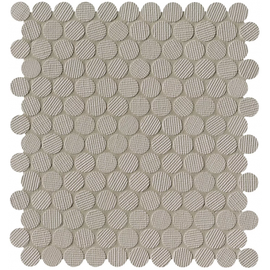 fNVV Milano&Wall Tortora Round Mosaico 29.5x32.5 0