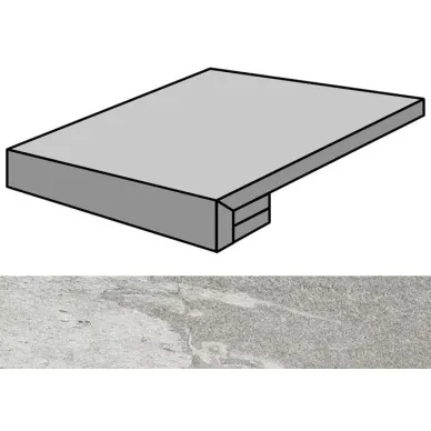 Materia Grey Natural Gradone Rec 59.55x59.55 0