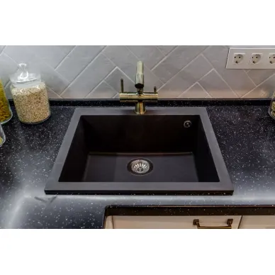 Мойка кухонная Omoikiri Bosen 41-BL	(4993141) черный 6