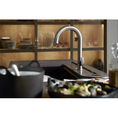 Смеситель для кухни Jacob Delafon Sensate (E72218-B7-VS)  матовая сталь 7