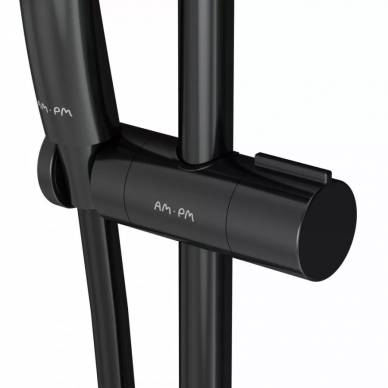 Набор для ванны AM.PM Gem	(F42990A00) с душевым гарнитуром, черный матовый 5
